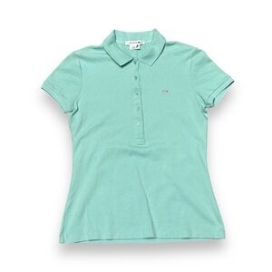 WOMEN’S TEAL LACOSTE POLO